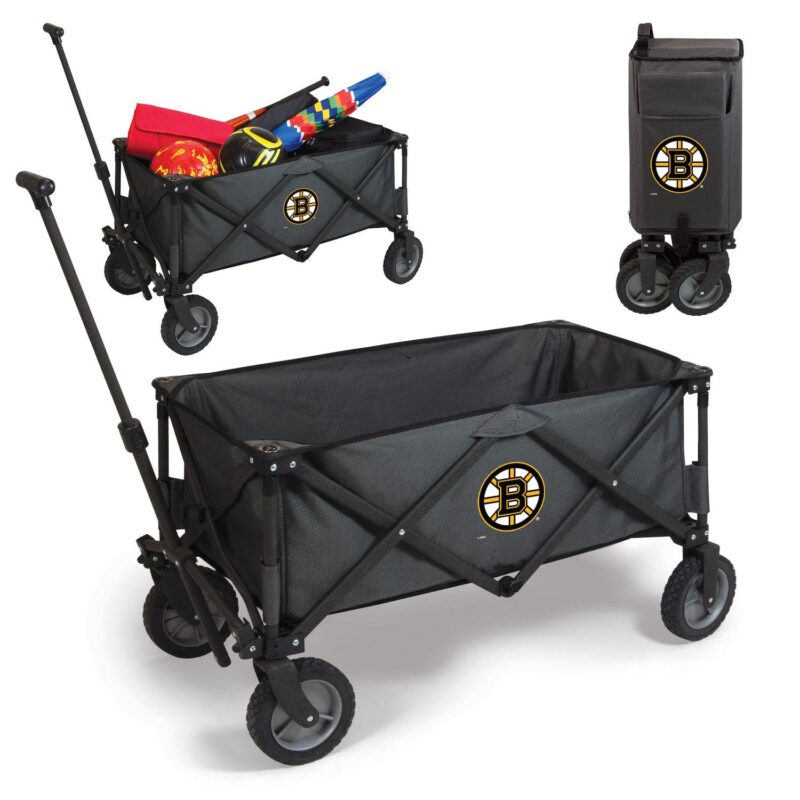 Picnic Time Boston Bruins Adventure Wagon Portable Utility Wagon - Image 2