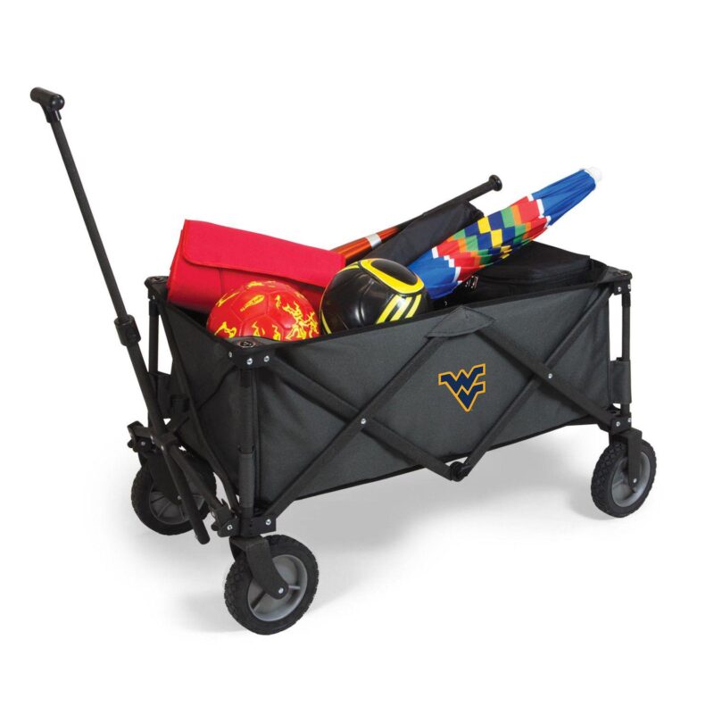 Picnic Time West Virginia Mountaineers Adventure Portable Utility Wagon - Image 3