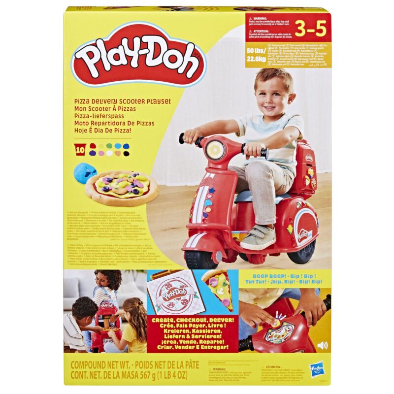 Play-Doh Ride-On Pizza Delivery Scooter Playset - Image 6