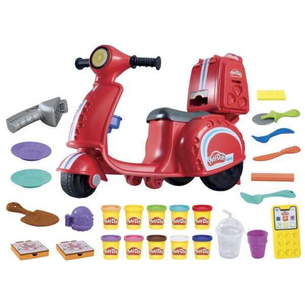 Play-Doh Ride-On Pizza Delivery Scooter Playset