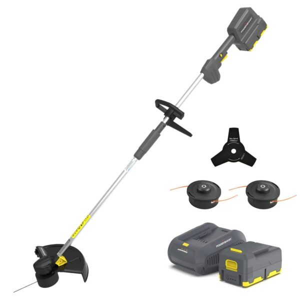 PowerSmart 2-in-1 40V Speed Adjustable Cordless 13 inches String Trimmer and Edger 4.0Ah Battery and Charger Included