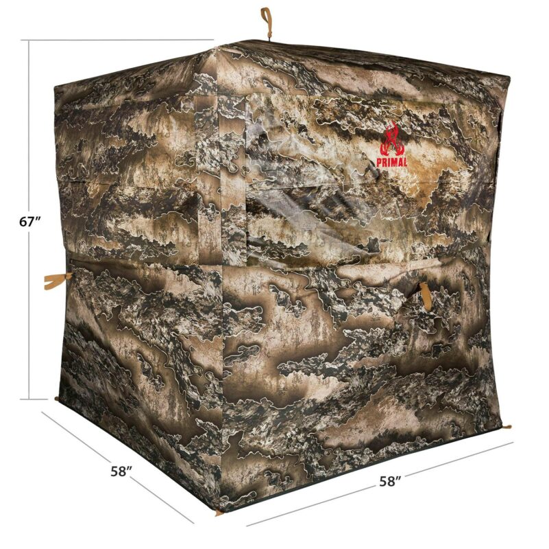 Primal Treestands Wraith 270 Dlx One-Way, See-Through Hunting Ground Blind - Image 3