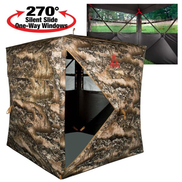 Primal Treestands Wraith 270 Dlx One-Way, See-Through Hunting Ground Blind