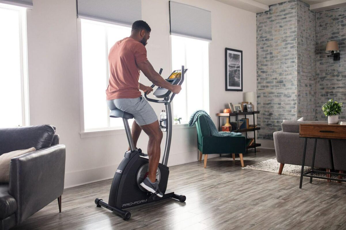ProForm Cycle Trainer 300 Ci Upright Stationary Exercise Bike, Compatible with iFIT Personal Training - Image 25