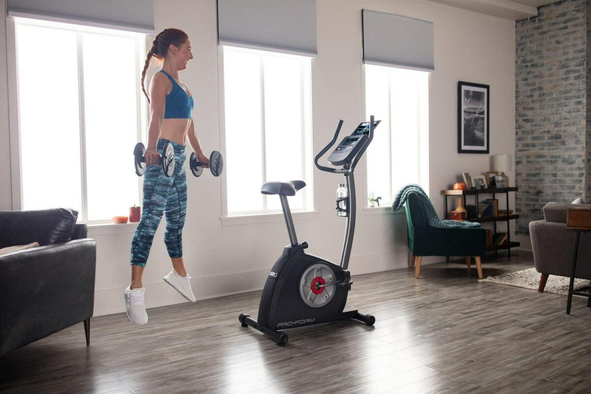 ProForm Cycle Trainer 300 Ci Upright Stationary Exercise Bike, Compatible with iFIT Personal Training - Image 30