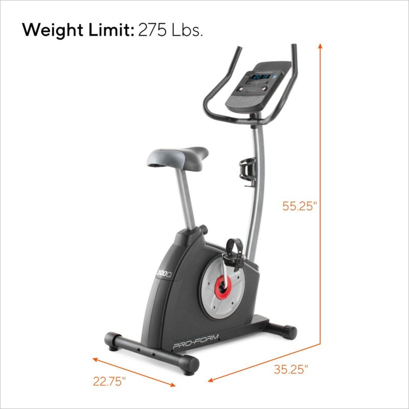 ProForm Cycle Trainer 300 Ci Upright Stationary Exercise Bike, Compatible with iFIT Personal Training - Image 2
