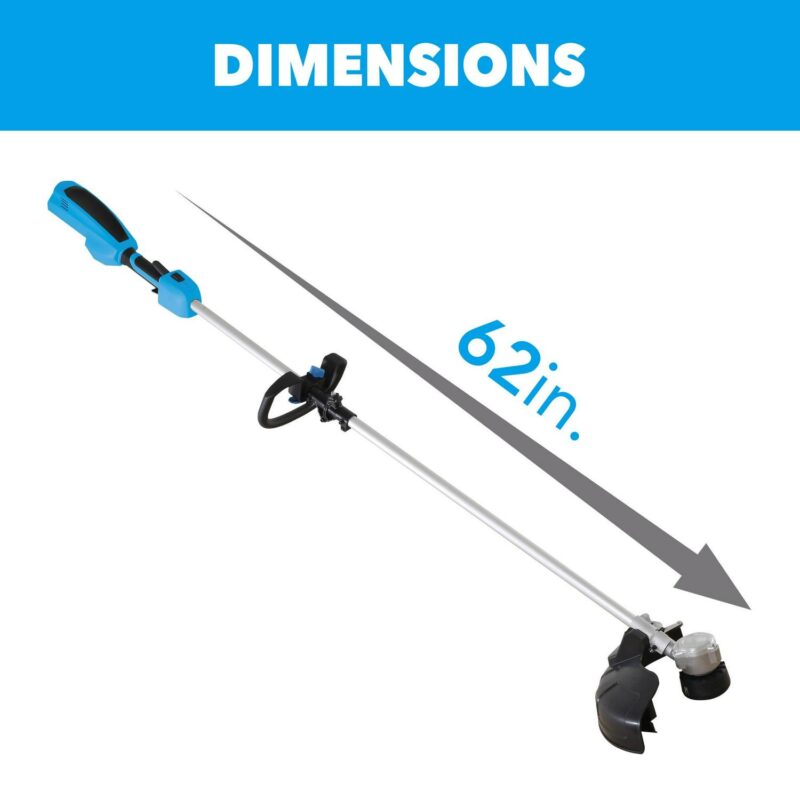 Pulsar 40v Lithium-Ion Cordless String Trimmer and Edger with 2.0Ah Battery and Charger - Image 3