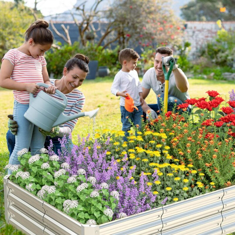 Raised Garden Beds Outdoor, VECUKTY 15x3x1 ft,6A 3A 1 ft (2 Pack) Planter Raised Bed for Gardening, Vegetables, Flowers ,Large Metal Garden Box - Image 9