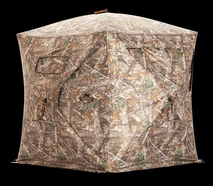 Rhino Blinds R180 RTE 180 Degrees See Through Blind with Double Mesh - Realtree Edge 150D - Image 3