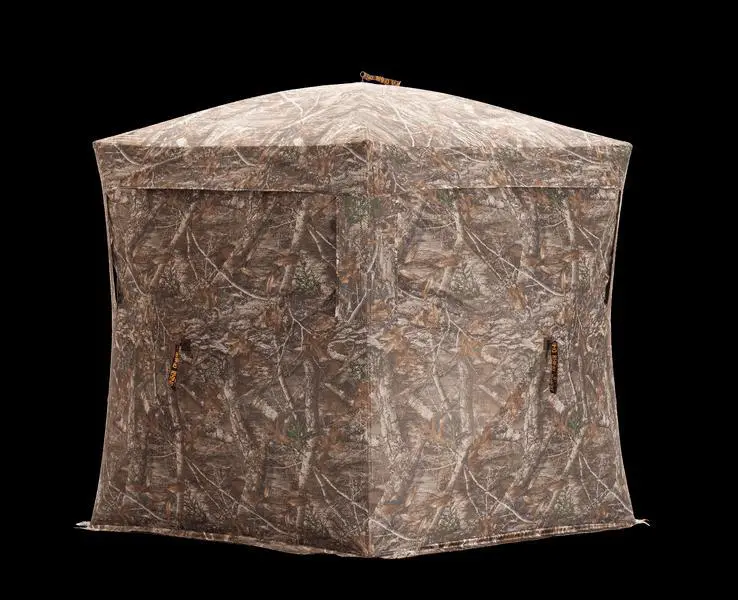 Rhino Blinds R180 RTE 180 Degrees See Through Blind with Double Mesh - Realtree Edge 150D - Image 2