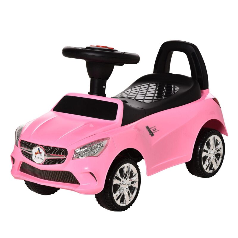 Ride On Sliding Car Baby Ride On Horn Music Working Lights Storage No Power Red - Image 2