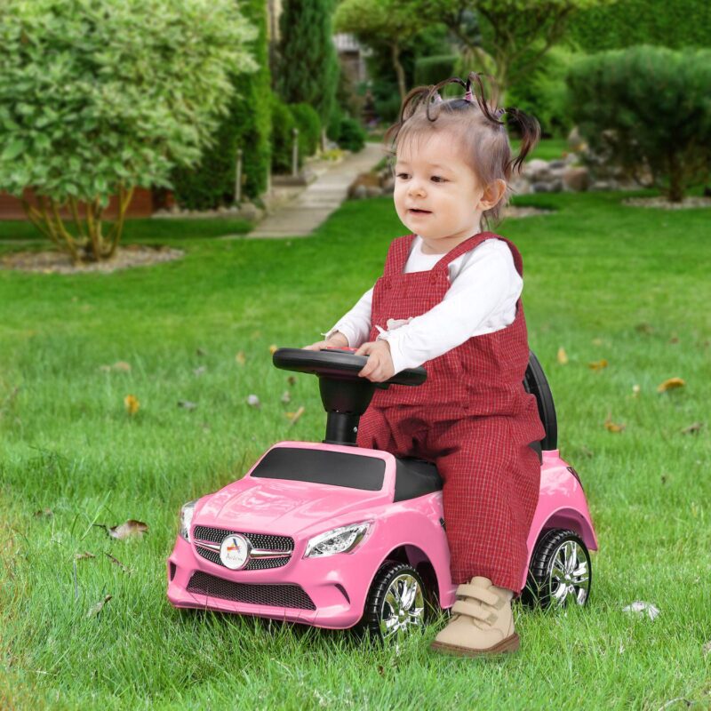 Ride On Sliding Car Baby Ride On Horn Music Working Lights Storage No Power Red - Image 3