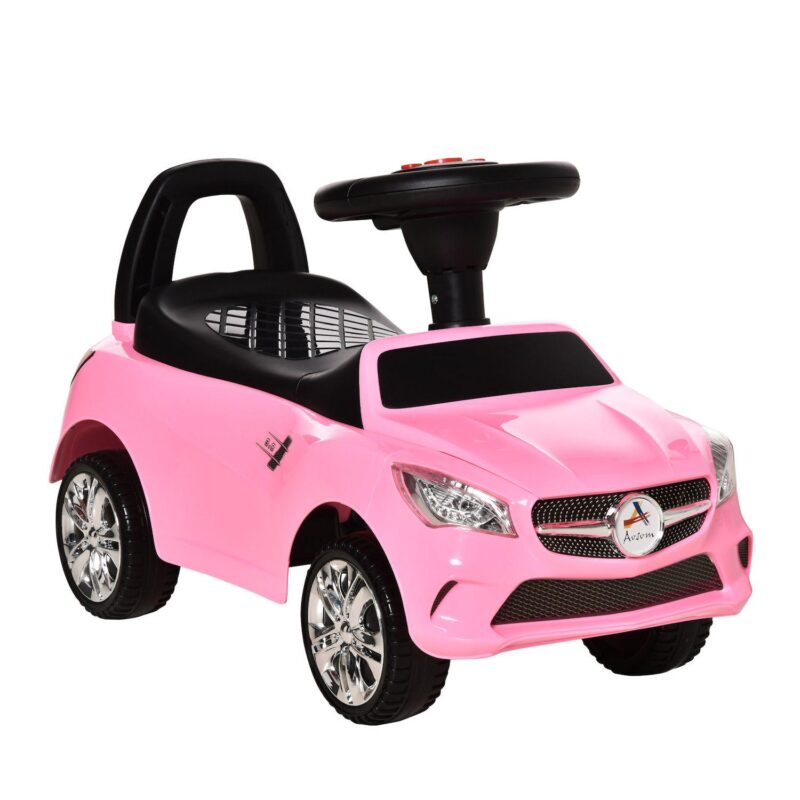 Ride On Sliding Car Baby Ride On Horn Music Working Lights Storage No Power Red - Image 6