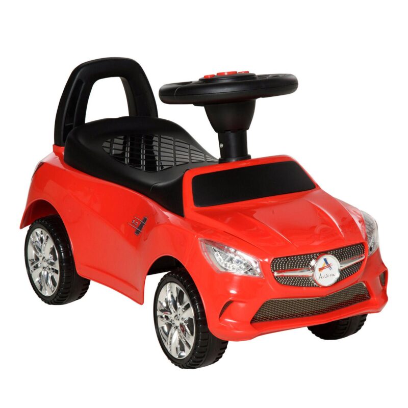 Ride On Sliding Car Baby Ride On Horn Music Working Lights Storage No Power Red