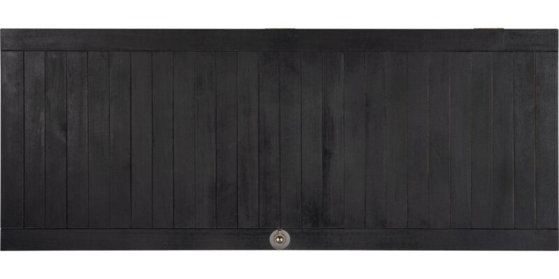 SAFAVIEH Abri Transitional Outdoor Patio Cushion Storage Box, Black - Image 9
