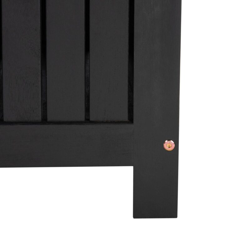 SAFAVIEH Abri Transitional Outdoor Patio Cushion Storage Box, Black - Image 15