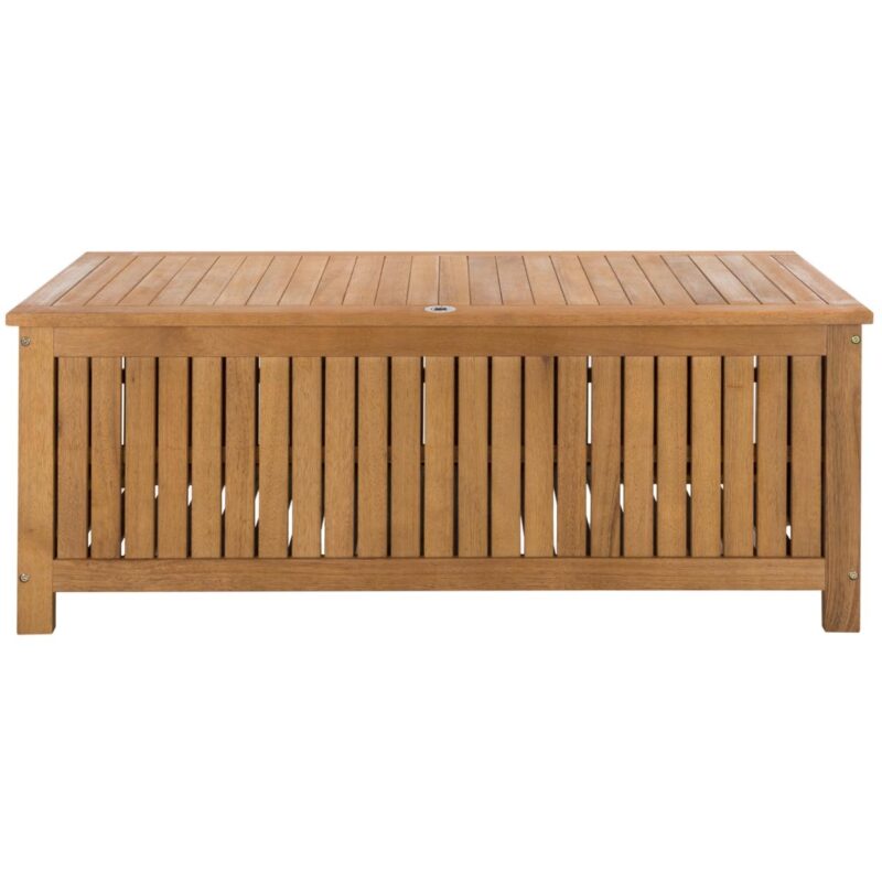 SAFAVIEH Outdoor Collection Abri 47.63-inch Length Cushion Box Natural - Image 2