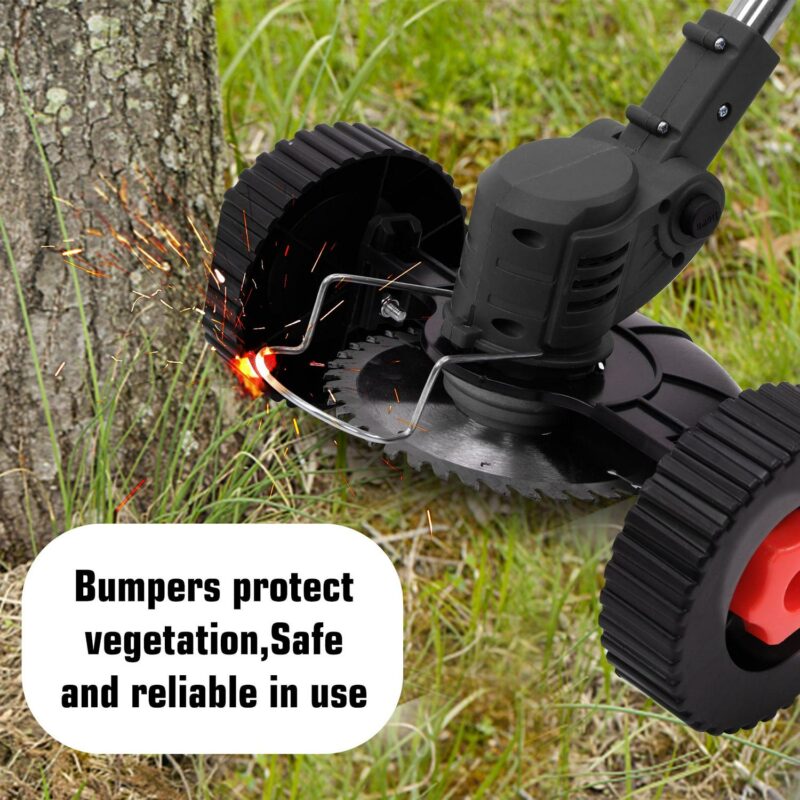 SAYFUT 800W Electric Weed Eater Lawn Edger Cordless Grass String Trimmer Cutter 88V - Image 2