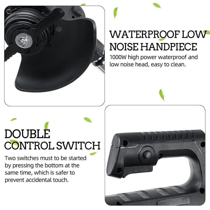 SAYFUT Cordless Electric Weed Lawn Eater Edger Yard Grass String Trimmer Cutter Mower - Image 5