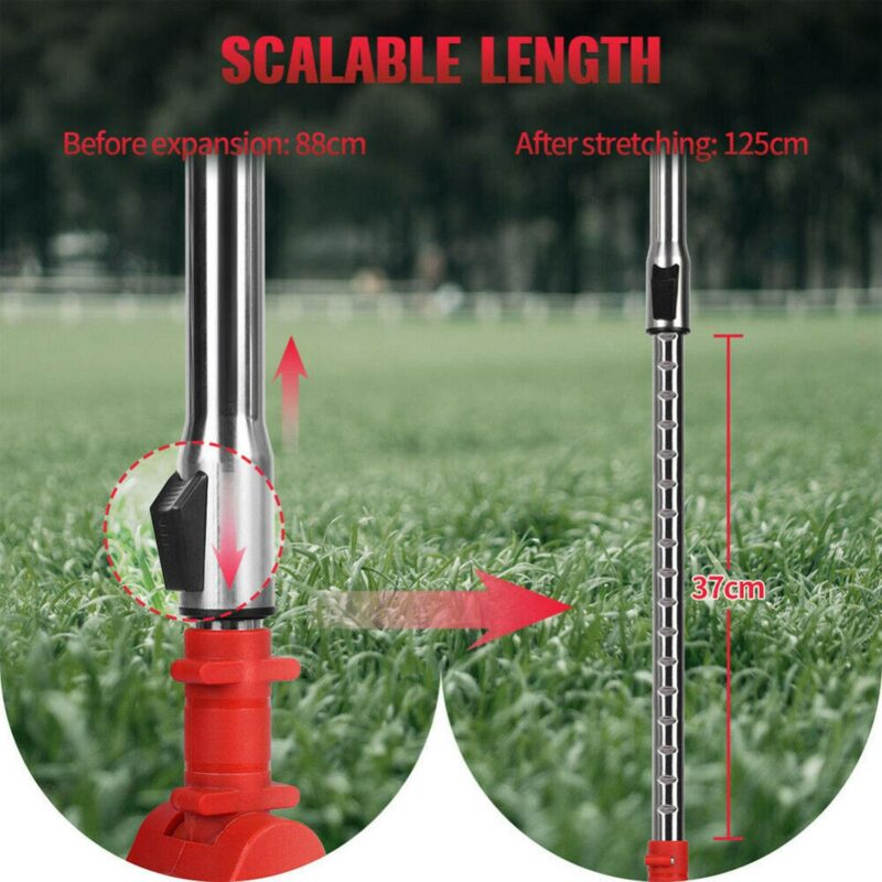 SAYFUT Electric Weed Lawn Eater Edger Grass String Trimmer Cutter 2 Battery 1 Charger Brush Cutter Blade - Image 4