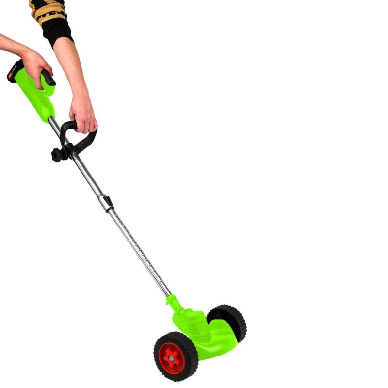 SAYFUT Electric Weed Lawn Edger Eater Cordless Grass String Trimmer Cutter and 2 Battery - Image 3