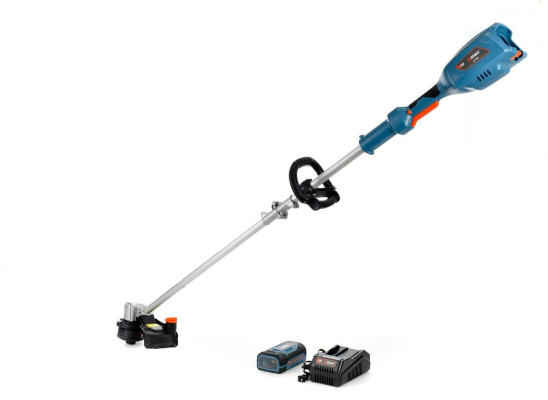 SENIX 58 Volt Max* 13-inch Cordless Brushless String Trimmer (Battery and Charger Included), GTSX5-M