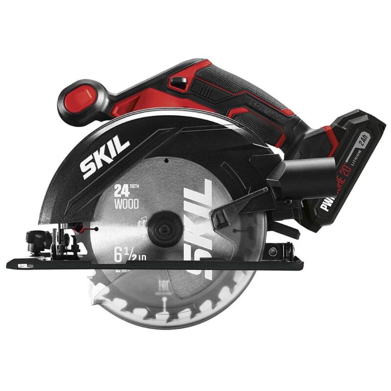 SKIL CR540602 20V 6-1/2'' Cordless Circular Saw Kit with 2.0Ah Lithium Battery and Charger - Image 2