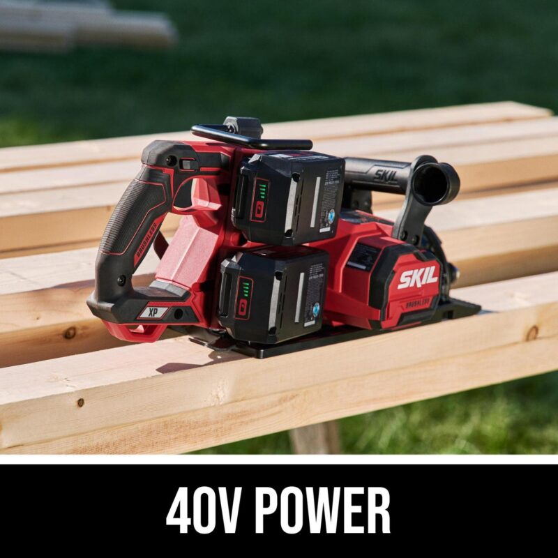 SKIL CR5429B-20 2x20V Brushless 7-1/4'' SKIL Rear Handle Circular Saw Kit - Image 3