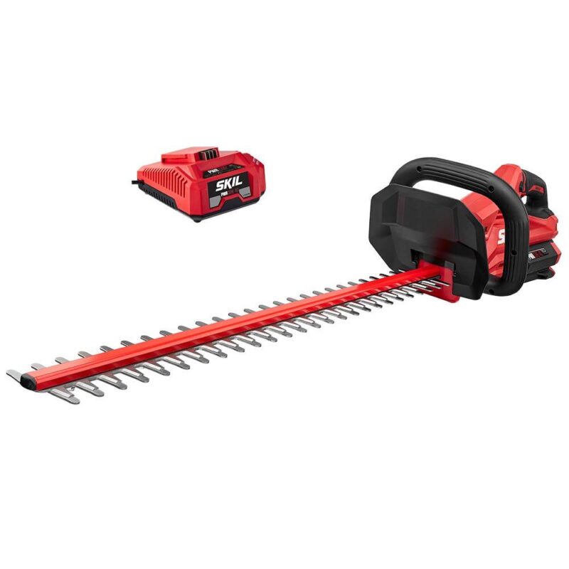 SKIL HT4221-10 Brushless 40V 24  Hedge Trimmer Kit with 2.5Ah Lithium Battery and Charger