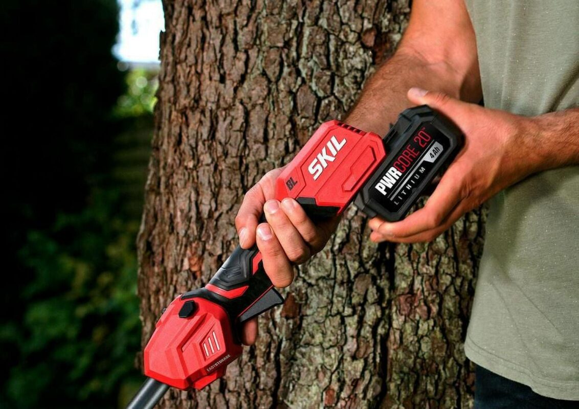 SKIL LT4823B-10 PWR CORE 20 20V 13'' Brushless String Trimmer w/ 4.0Ah Battery and Charger - Image 5