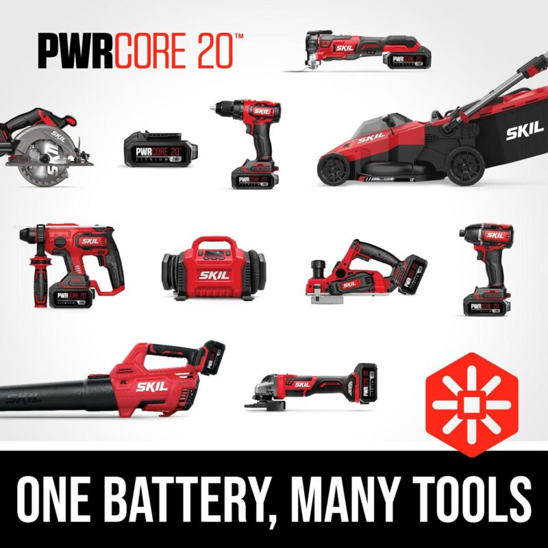 SKIL OS593002 20V Oscillating Tool Kit with 2.0Ah Lithium Battery and Charger - Image 6