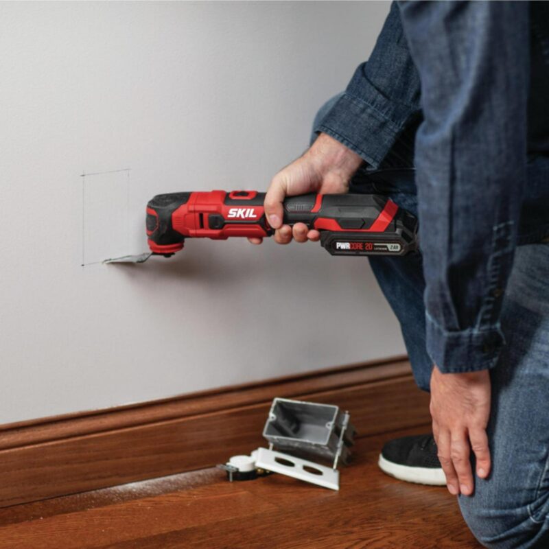 SKIL OS593002 20V Oscillating Tool Kit with 2.0Ah Lithium Battery and Charger - Image 7