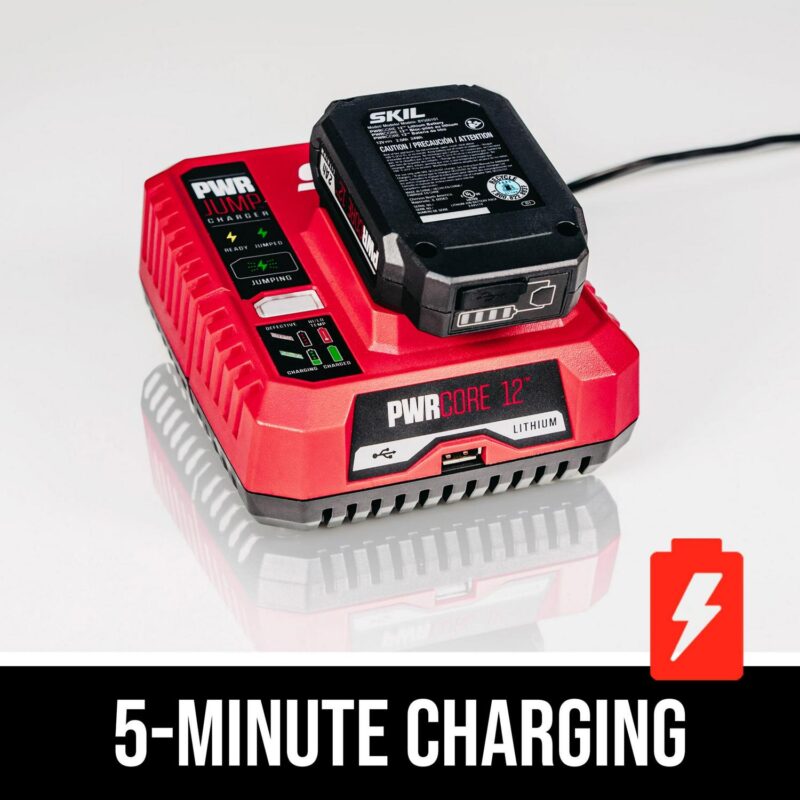 SKIL PWRCore 12a c Brushless 12V Oscillating MultiTool Kit with PWRJumpa c Charger - Image 5