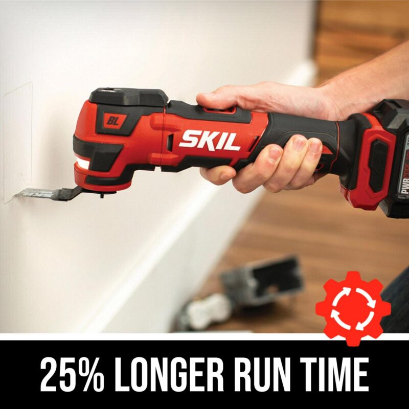 SKIL PWRCore 12a c Brushless 12V Oscillating MultiTool Kit with PWRJumpa c Charger - Image 3