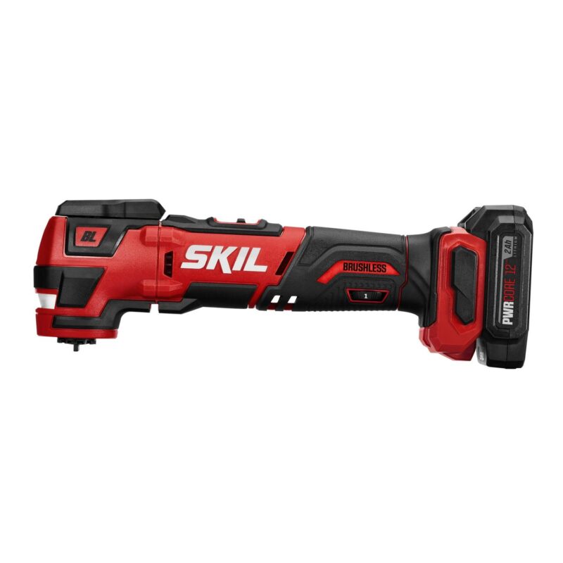SKIL PWRCore 12a c Brushless 12V Oscillating MultiTool Kit with PWRJumpa c Charger - Image 8