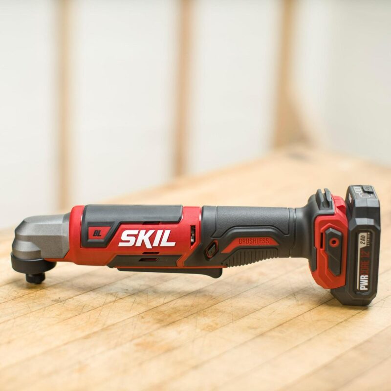 SKIL RI574502 12V Brushless 1/4'' Hex Right Angle Impact Driver Kit with 2.0Ah Battery and Charger - Image 2