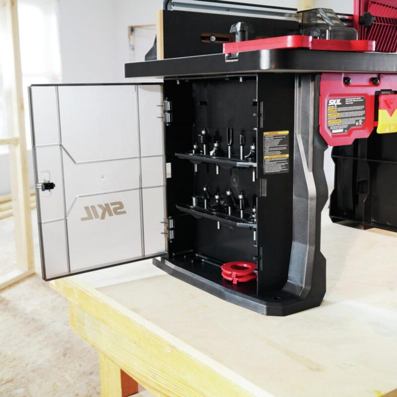SKIL SRT1039 Benchtop Portable Router Table with Dual Sided Integrated Bit Storage - Image 7