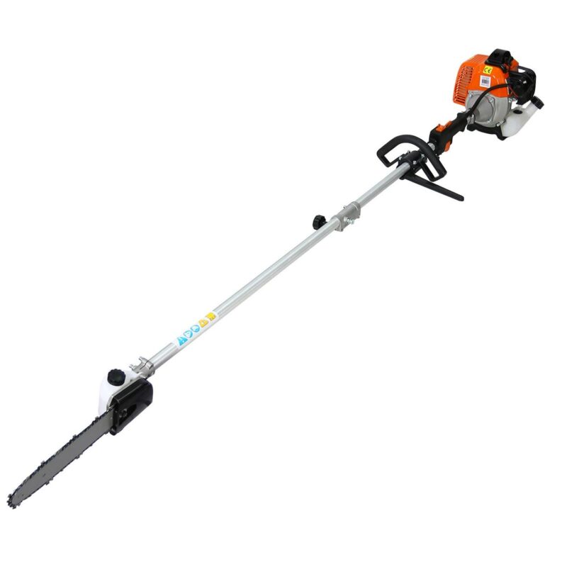 SYNGAR 4-in-1 Grass Trimmer Weed Eater Combos, 52CC 2-Cycle Full Crank Shaft Gas Powered Weed Eater with Gas Pole Saw, Hedge Trimmer and Brush Cutter, Grass Trimming Tool for Garden, Lawn Care, D8250 - Image 8