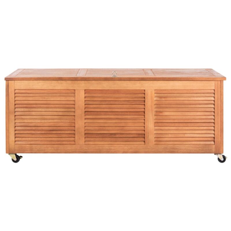 Safavieh Elina Outdoor Nautical 47 Inch L Wood Cushion Box - Image 4