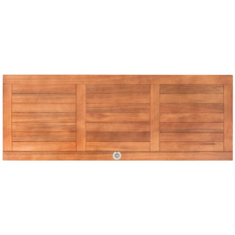 Safavieh Elina Outdoor Nautical 47 Inch L Wood Cushion Box - Image 3