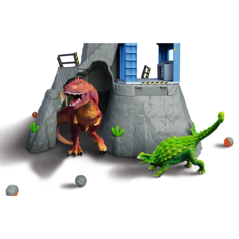 Schleich Dinosaurs: Volcano Expedition Base Camp - 60-Piece Playset - Image 5
