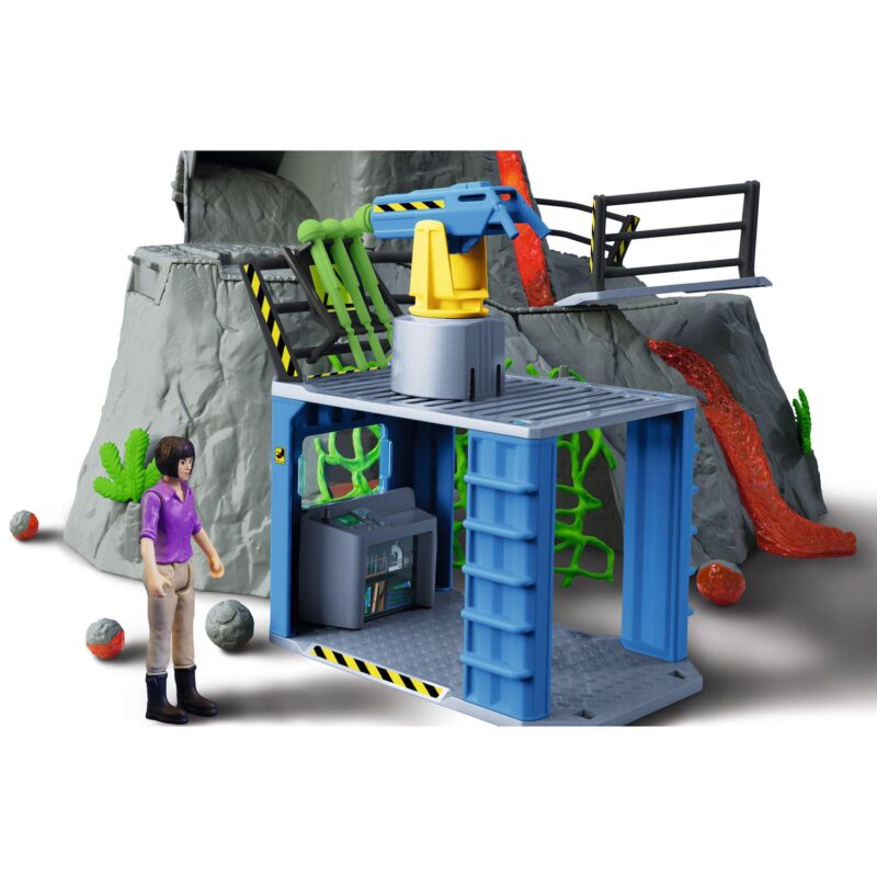 Schleich Dinosaurs: Volcano Expedition Base Camp - 60-Piece Playset - Image 3
