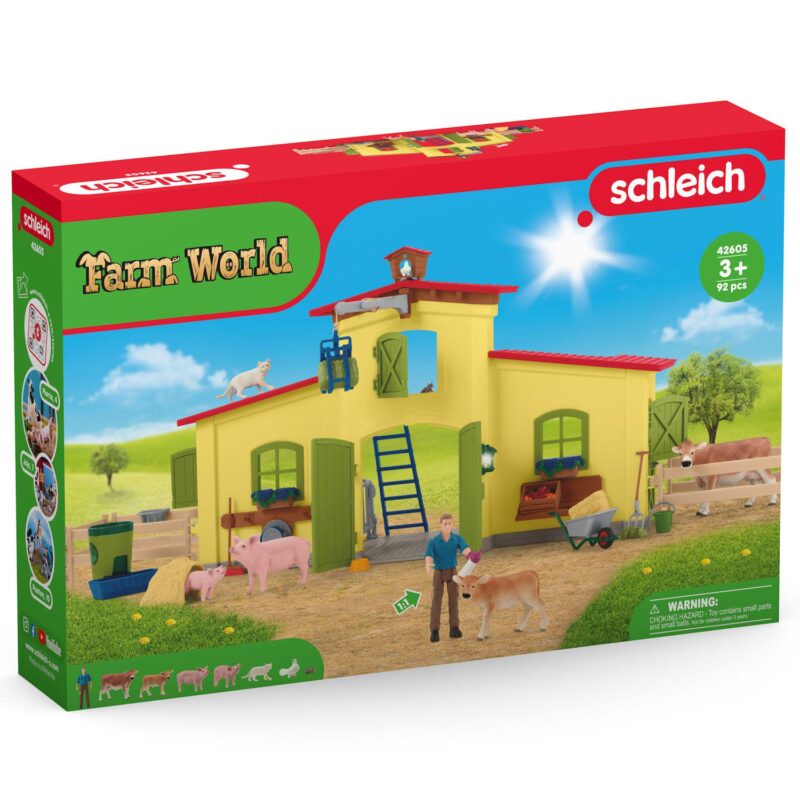 Schleich Farm World: Large Farm 92-Piece Playset - Image 2