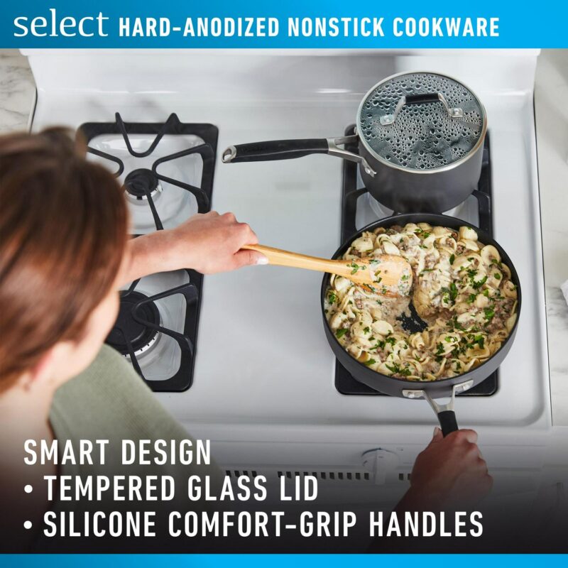 Select by Calphalon AquaShield Nonstick Cookware, 10-Piece Set - Image 6