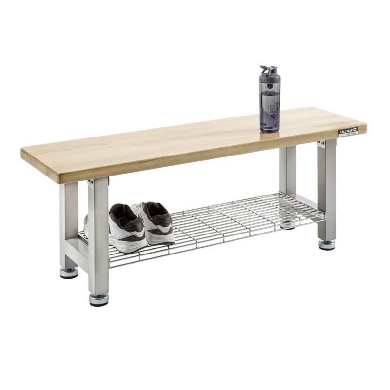 Seville Classics UltraHDA 48  Wood Workbench, Granite Gray - Image 7