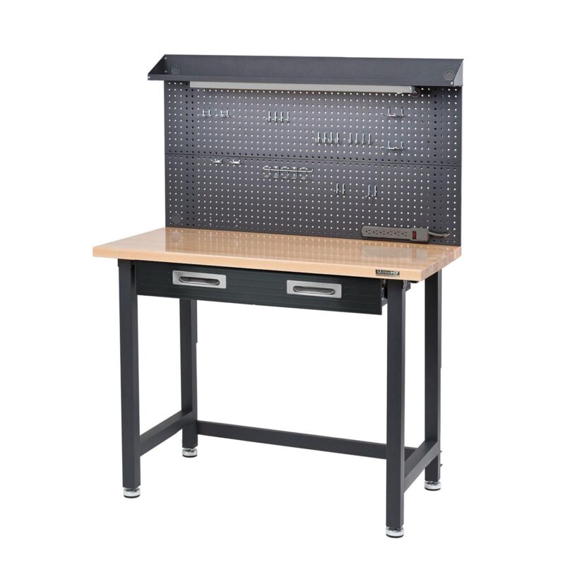 Seville Classics UltraHD Commercial Heavy-Duty Workcenter, with Pegboard - Image 2