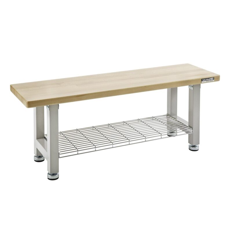 Seville Classics UltraHDA 48  Wood Workbench, Granite Gray - Image 8