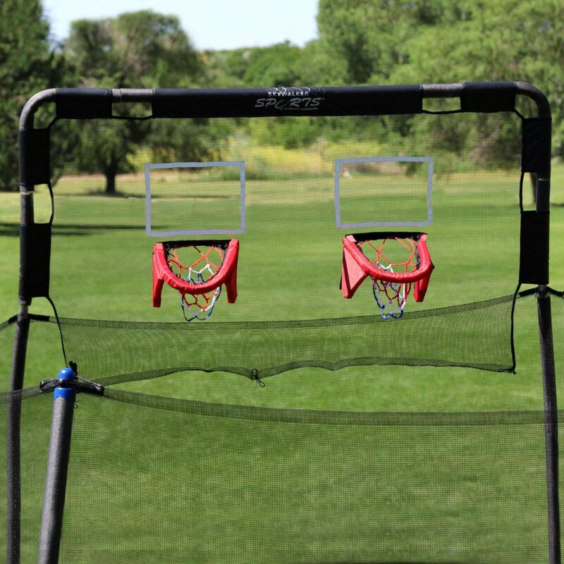 Skywalker Trampolines Double Basketball Hoop for 15 Ft. Trampoline Games - Image 4