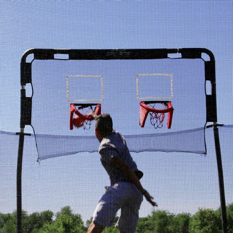Skywalker Trampolines Double Basketball Hoop for 15 Ft. Trampoline Games - Image 7