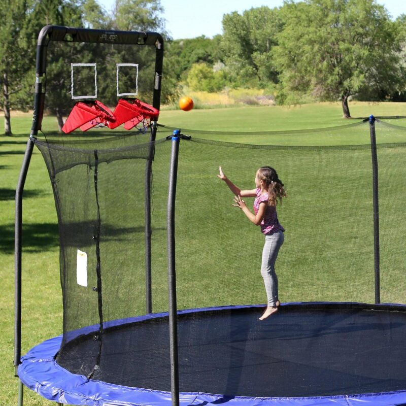 Skywalker Trampolines Double Basketball Hoop for 15 Ft. Trampoline Games - Image 10